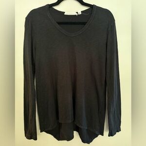WILT Long Sleeve Black Tee, size Small